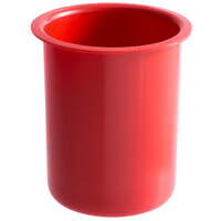 Steril-Sil PC-700-RED Red Solid Plastic Flatware Cylinder