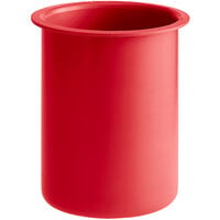 Steril-Sil PC-700-RED Red Solid Plastic Flatware Cylinder
