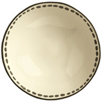 World Tableware DULCET-5C Dulcet 50 oz. Cream Stoneware Serving Bowl - 12/Case