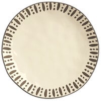 World Tableware DULCET-1C Dulcet 10 5/8 inch Cream Stoneware Dinner Plate - 12/Case