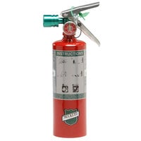 Buckeye 2.5 lb. Halotron Fire Extinguisher with Fixed Nozzle and DOT Vehicle Bracket - Rechargeable Untagged - UL Rating 2-B:C
