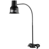 Avantco HL39BK 39" Black Single Arm Bulb Warmer Flexible Heat Lamp - 120V, 250W