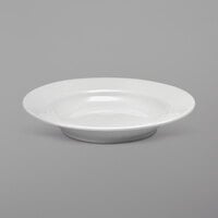 Oneida R4220000740 Royale 12 oz. Bright White Porcelain Rim Deep Soup Bowl - 36/Case