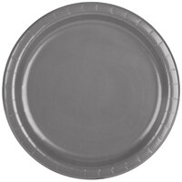 Creative Converting 339639 9" Glamour Gray Paper Plate - 240/Case