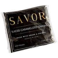 Savor Imports 2 lb. Caramelized Sliced Onions - 12/Case