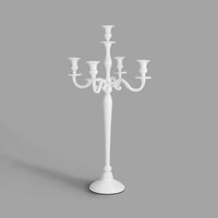 Tabletop Classics by Walco LIW6931 One to Five-Light White Powder Coated Candelabra - 31 inch