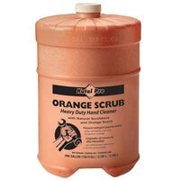 Kutol Pro 4907 Orange Scrub Heavy-Duty Hand Soap, 1 Flat Top Gallon - 4/Case