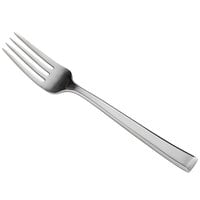 Master's Gauge by World Tableware 946 038 Santorini Satin 7 1/4 inch 18/10 Stainless Steel Extra Heavy Weight Salad Fork - 12/Case