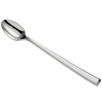 Master's Gauge by World Tableware 947 021 Santorini Mirror 7 1/2 inch 18/10 Stainless Steel Extra Heavy Weight Iced Tea Spoon - 12/Case