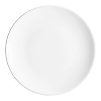 Acopa 7 3/8" Round Bright White Coupe Stoneware Plate - 6/Pack