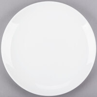 Acopa 11 1/4 inch Round Bright White Coupe Stoneware Plate - 4/Pack