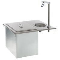 Delfield 204P Drop-In Water Station / Pitcher Filler With Ice Storage Chest / Bin