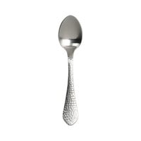 Arcoroc FM611 Stone Satin 4 3/8 inch 18/10 Extra Heavy Weight Stainless Steel Demitasse Spoon by Arc Cardinal - 12/Case