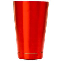 Barfly M37083RD 18 oz. Red Half Size Cocktail Shaker Tin