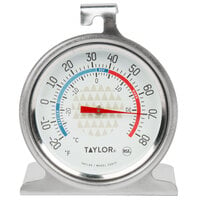 Taylor 3507 2 1/2" Dial Refrigerator / Freezer Thermometer