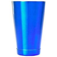 Barfly M37083BL 18 oz. Blue Half Size Cocktail Shaker Tin