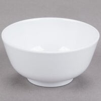 GET 0172-W Water Lily 12 oz. White Melamine Bowl - 12/Pack