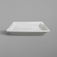 RAK Porcelain BAAT03 Banquet Ivory Porcelain Rectangular Ashtray - 6/Case