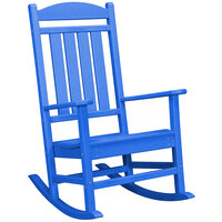 POLYWOOD R100PB Pacific Blue Presidential Rocking Chair