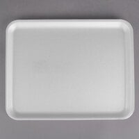 CKF 88136 (#38/8S) White Foam Meat Tray 10 inch x 8 inch x 1/2 inch - 500/Case