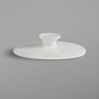 RAK Porcelain CLCPLD1 Classic Gourmet Ivory Porcelain Coffee Pot Lid - 12/Case