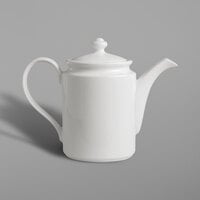 RAK Porcelain BACP70 Banquet 23.7 oz. Ivory Porcelain Coffee Pot and Lid - 4/Case