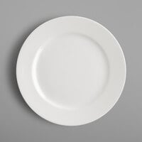 RAK Porcelain BAFP21 Banquet 8 1/4 inch Ivory Porcelain Flat Plate - 24/Case