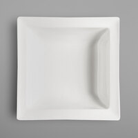 RAK Porcelain CLSB18 Classic Gourmet 15.2 oz. Ivory Porcelain Square Salad Bowl - 12/Case