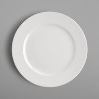 RAK Porcelain BAFP24 Banquet 9 7/16 inch Ivory Porcelain Flat Plate - 12/Case