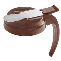 Vollrath 4748T-01 Dripcut® Brown Plastic Top for 48 and 64 oz. Syrup Servers