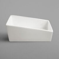 RAK Porcelain BASH03 Banquet 4 3/8" x 2 3/8" Ivory Porcelain Sliding Sugar Packet Holder - 6/Case