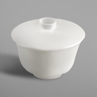 RAK Porcelain NNCU17 Nano 5.8 oz. Ivory Porcelain Bowl and Lid - 12/Case
