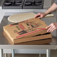 Choice 18 inch x 18 inch x 2 inch Kraft Corrugated Pizza Box - 50/Case