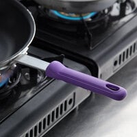 Vollrath 10816P Purple Allergen-Free Removable Silicone Pan Handle Sleeve for 10 inch and 12 inch Fry Pans