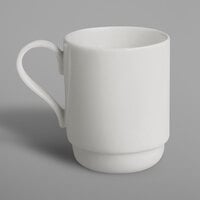 RAK Porcelain BASM30 Banquet 10.2 oz. Ivory Porcelain Stackable Mug - 12/Case