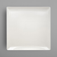 RAK Porcelain EDSQ27IV Nano 10 5/8 inch Ivory Porcelain Square Coupe Plate - 6/Case