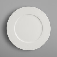 RAK Porcelain FDFP25 Fine Dine 9 7/8 inch Ivory Porcelain Flat Plate - 12/Case