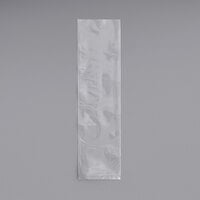3 inch x 11 inch Disposable Plastic Silverware Bag - 1250/Roll