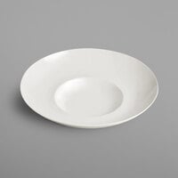 RAK Porcelain FDGD29 Fine Dine 11 7/16 inch Ivory Porcelain Gourmet Deep Plate - 6/Case