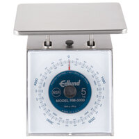 Edlund RM-5000 Four Star Series 5000 g Metric Portion Scale with 7 3/4 inch x 7 1/2 inch Platform