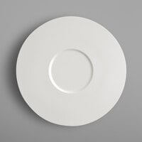 RAK Porcelain FDGF29 Fine Dine 11 7/16 inch Ivory Porcelain Gourmet Flat Plate - 12/Case