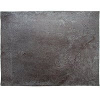 GET SB-1613-MNS Moonstone 15 3/4" x 11 3/4" Slate Melamine Rectangular Platter - 3/Pack