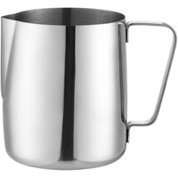 Tablecraft 36 oz. Mirror-Finished Stainless Steel Frothing Pitcher 2036