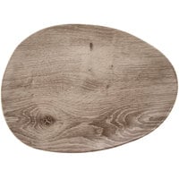 GET SB-1600-DRW Madison Avenue / Granville 16" x 12" Melamine Faux Birch Wood Serving Board