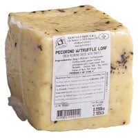 Centro Form 2.2 lb. Pecorino Cheese with Black Summer Truffles Block - 2/Case