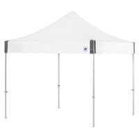 E-Z Up ENDA10KWH Endeavor Instant Shelter 10' x 10' White Canopy with Clear Aluminum Frame