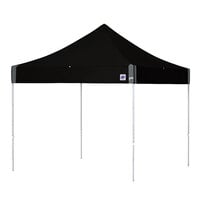 E-Z Up EC3STL10KFWHTBK Eclipse Instant Shelter 10' x 10' Black Canopy with White Frame