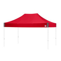 E-Z Up EC3STL15KFWHTPN Eclipse Instant Shelter 10' x 15' Punch Canopy with White Frame