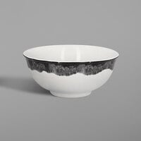 RAK Porcelain WDNNBW10BG Woodart 5.4 oz. Beech Grey Porcelain Bowl - 12/Case