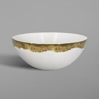 RAK Porcelain WDNNBW20MG Woodart 30.5 oz. Moss Green Porcelain Bowl - 6/Case